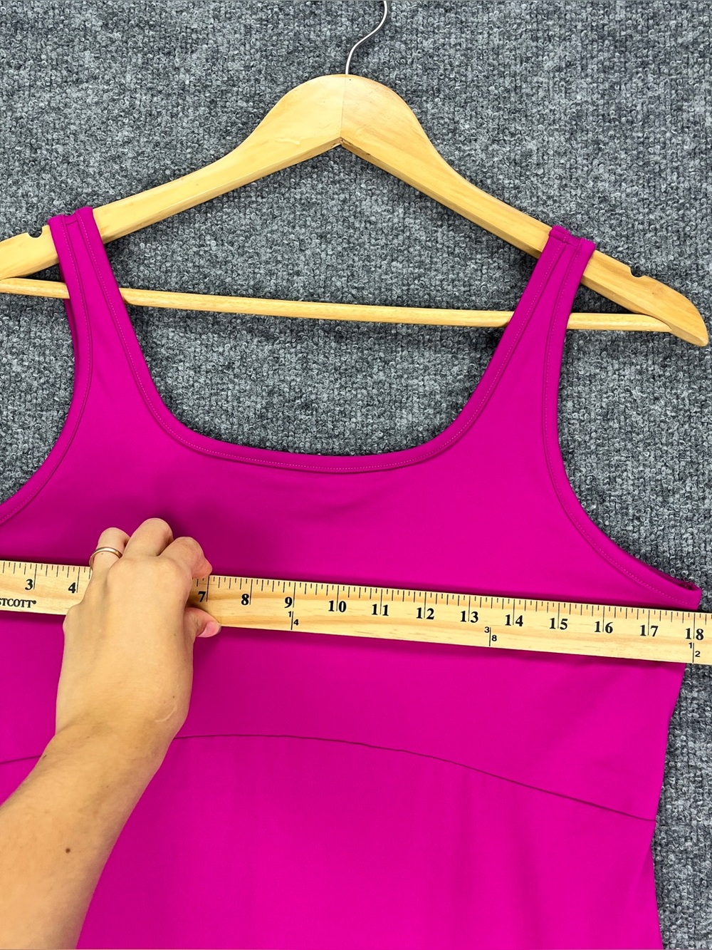 Columbia PFG Tank Dress Women’s Large Bright Pink Stretch Activewear Outdoor - Picture 5 of 7
